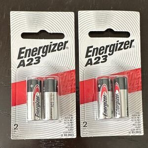 Energizer A23 Silver and Black Batteries